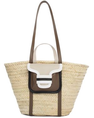 Pierre Hardy Alpha Basket Bag - Natural