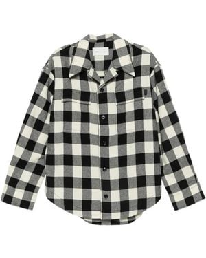 Ami Paris Check Shirt - Black
