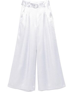 Cinq À Sept Belted Trousers - White