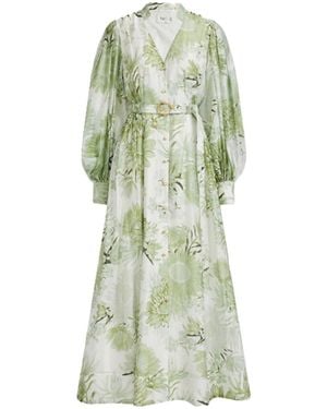 Aje. Reflector Shirt Dress - Green