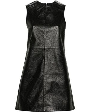 Remain Leather Dress - Black