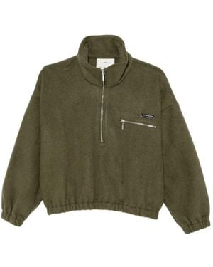 Song For The Mute Half Zip Pullover - Green