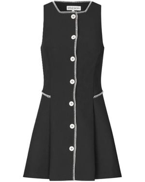 Stine Goya Button Up Mini Dress - Black