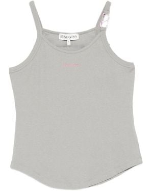 Stine Goya Carabiner-Detail Tank Top - Gray