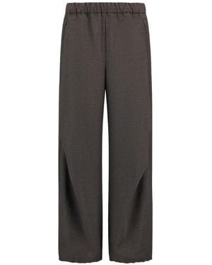 Laminar Oversize Trousers - Grey