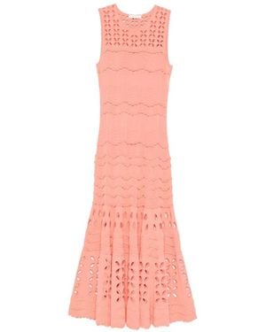 Ulla Johnson Lakshmi Sleeveless Midi Dress - Pink