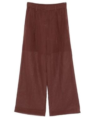Brunello Cucinelli Transparent Trousers - Purple