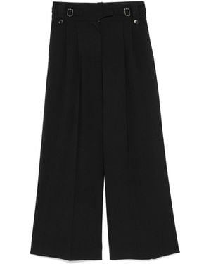 By Malene Birger Taal High-waisted Trousers - Black