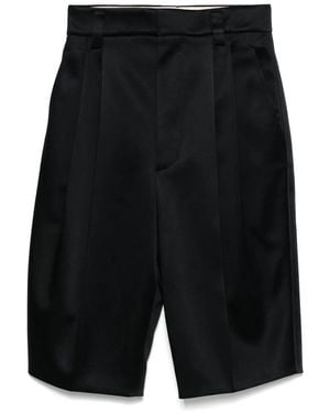 Carven Long Bermuda Shorts - Black