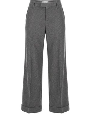 Brunello Cucinelli Wool Trousers - Grey