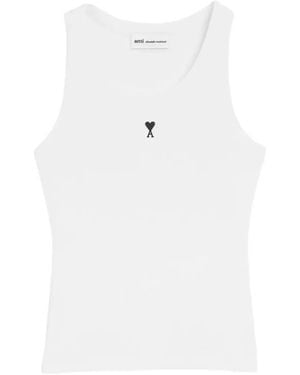 Ami Paris Adc Tank Top - White