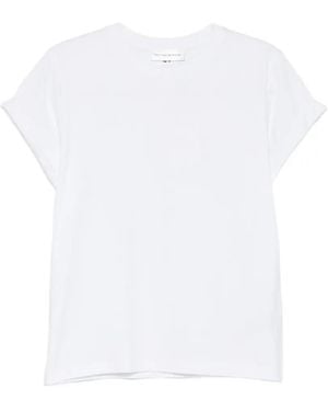 Victoria Beckham Solid Crew Neck T-Shirt - White