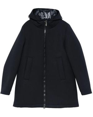 Herno Hooded Coat - Blue