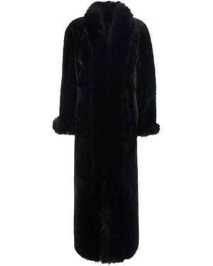 Urban Code Faux Leather Coat - Black
