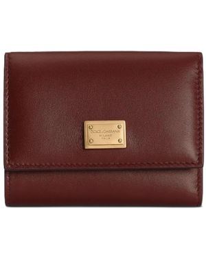 Dolce & Gabbana Portafogli Plongé - Viola