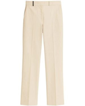 Peserico Straight Leg Trousers - Natural