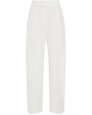 Brunello Cucinelli Wool Pants - White