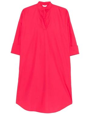 Robert Friedman V-Neck Dress - Pink