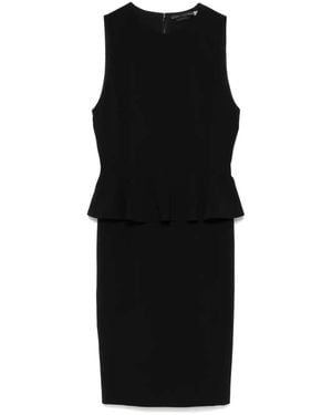 Alice + Olivia Alice+olivia Poppy Peplum Midi Dress - Black