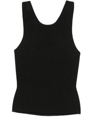 Sessun Lygia Ribbed Top - Black
