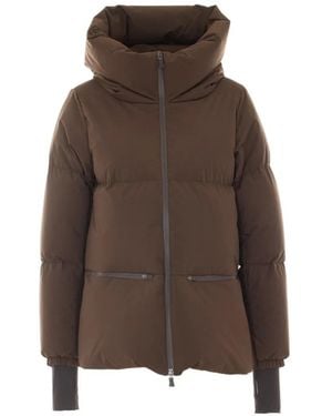 Herno Piumino Con Cappuccio - Brown