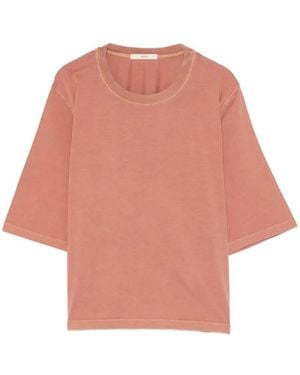 Sessun Crew-Neck T-Shirt - Pink
