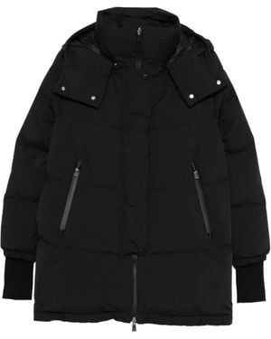 Herno Hooded Puff Coat - Black