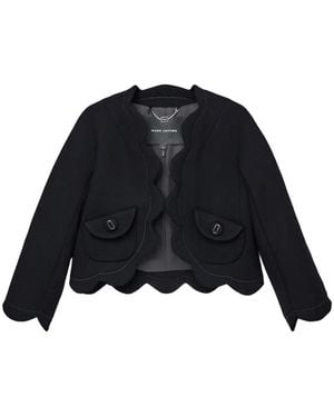 Marc Jacobs Giacca Con Bordo A Smerlo - Nero