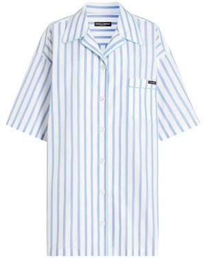 Dolce & Gabbana Stripe Shirt - Blue