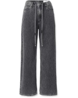 Rag & Bone Wide-leg Phoebe Jeans - Grey