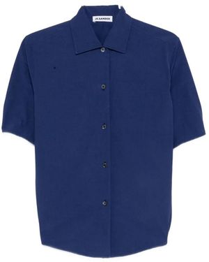 Jil Sander Short-Sleeve Shirt - Blue