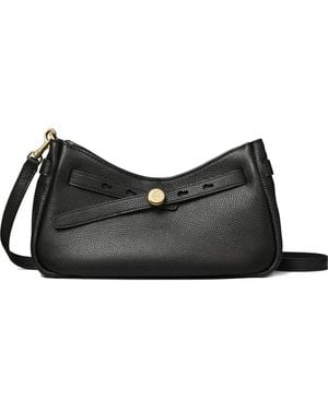 Tory Burch Romy Top A Tracolla Con Zip - Nero