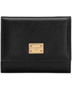 Dolce & Gabbana Portafogli Plongé - Nero