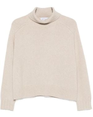 Be You High Neck Jumper - White