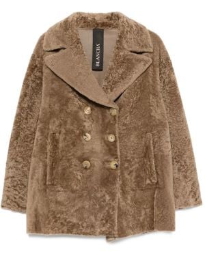 Blancha Reversible Sheepskin - Brown