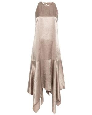 Filippa K Robe Asymétrique À Volants - Natural