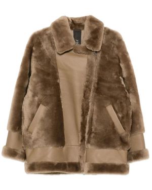 Blancha Reversible Sheepskin - Brown
