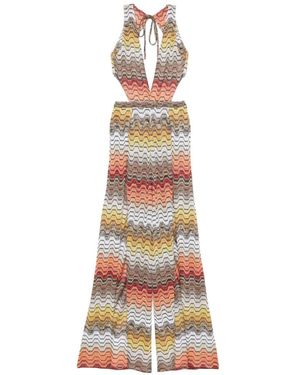 Missoni Zigzag Cut-Out Jumpsuit - White