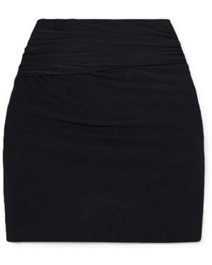 Wardrobe NYC Translucent Skirt Mini - Black