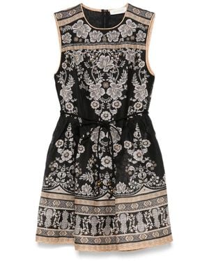 Zimmermann Balance Peplum Mini Dress - Nero