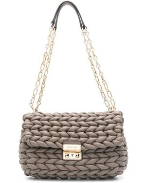 Michael Kors Tribeca Woven Big Bag - White