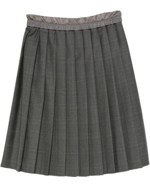 Gray Miu Miu Skirts for Women | Lyst