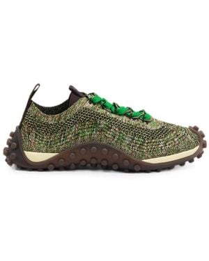 Ami Paris Knit Mirage Sneakers - Green