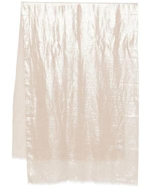 Brunello Cucinelli Linen Scarf - White