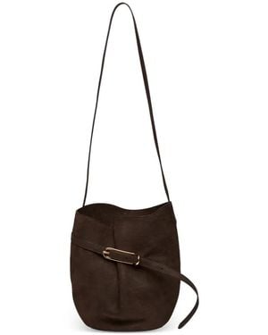 Liffner Belted Bucket Bag - Bianco