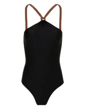 Lenny Niemeyer Halterneck Swimsuit - Black