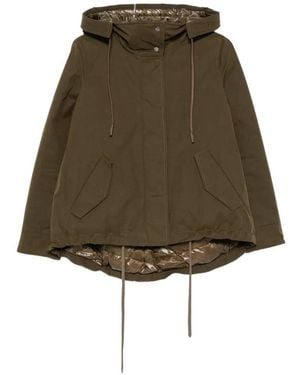 Herno Short Parka - Natural
