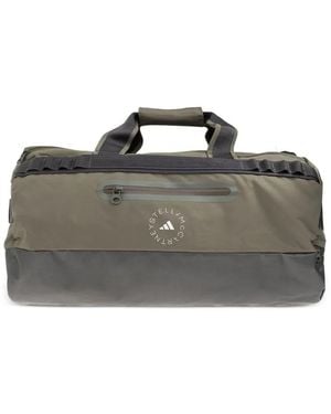 adidas By Stella McCartney Logo-Print Gym Bag - Grey