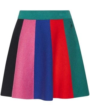JW Anderson Striped Mini Skirt - Red