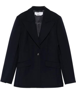 Gabriela Hearst Single-Breasted Blazer - Blue